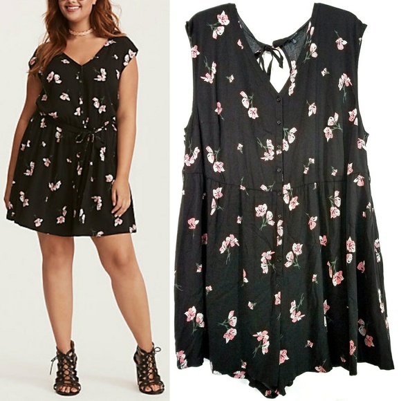 torrid floral romper